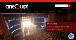 Desktop Screenshot of cinequipt.com